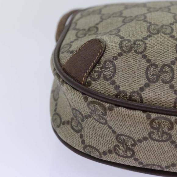 GUCCI GG Supreme Web Sherry Line Shoulder Bag PVC Beige 156 02 066 Auth 76829 - Picture 16 of 16